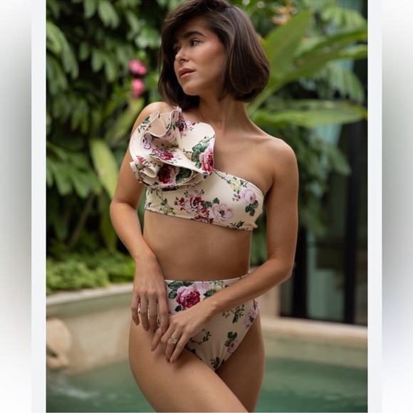ANTONIO MELANI Other - NWT Antonio Melani x The Style Bungalow Miraflores Floral Top & Bottom Swim Sz S